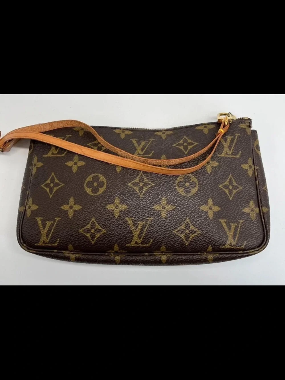 Louis Vuitton Brown Monogram Canvas Pochette Accessoires Shoulder Bag